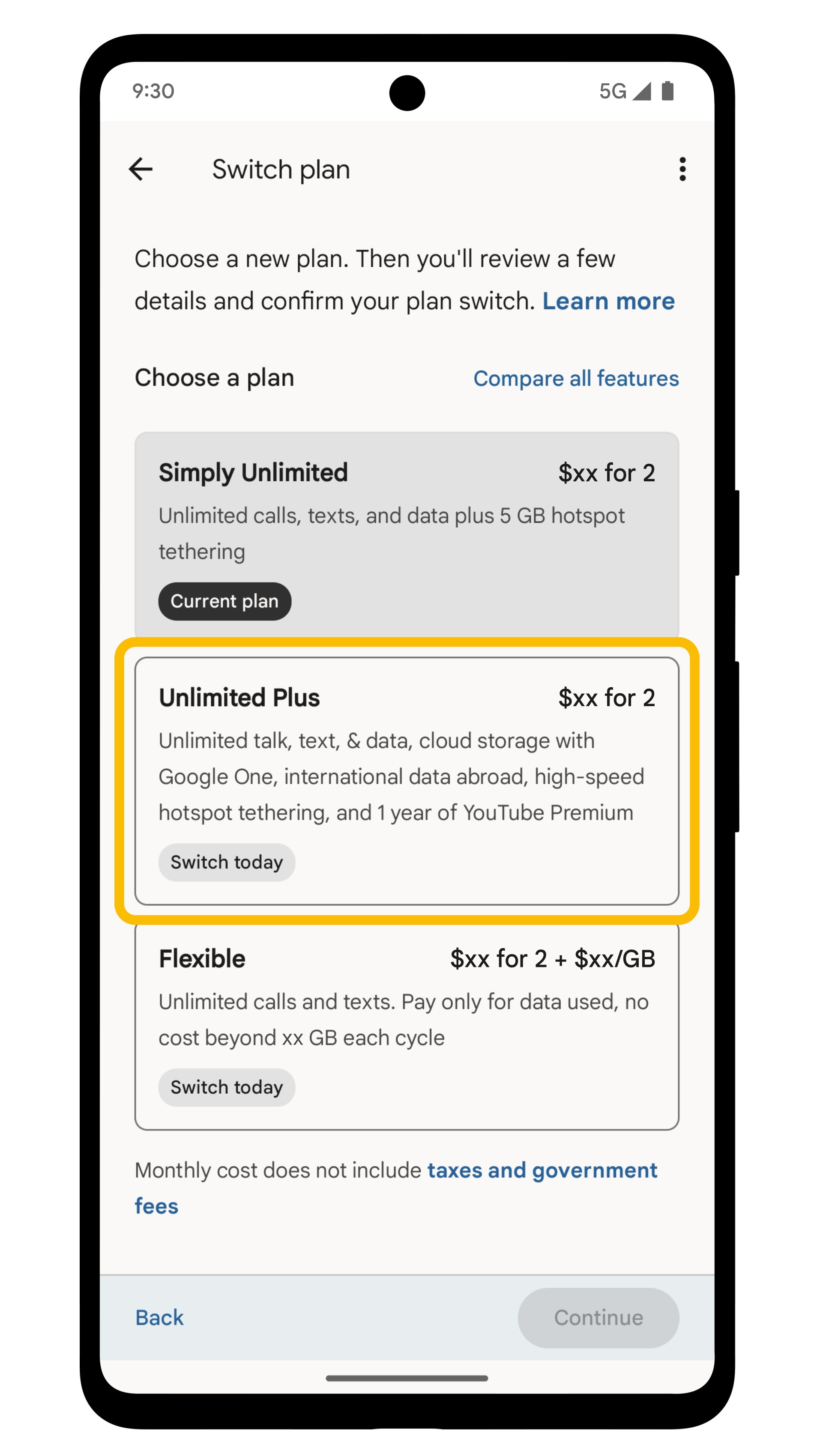 How to Switch your plan on Fi - Guidebooks with Google