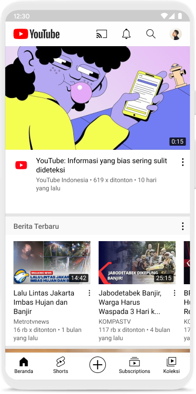 Berita Terbaru di Halaman Beranda
