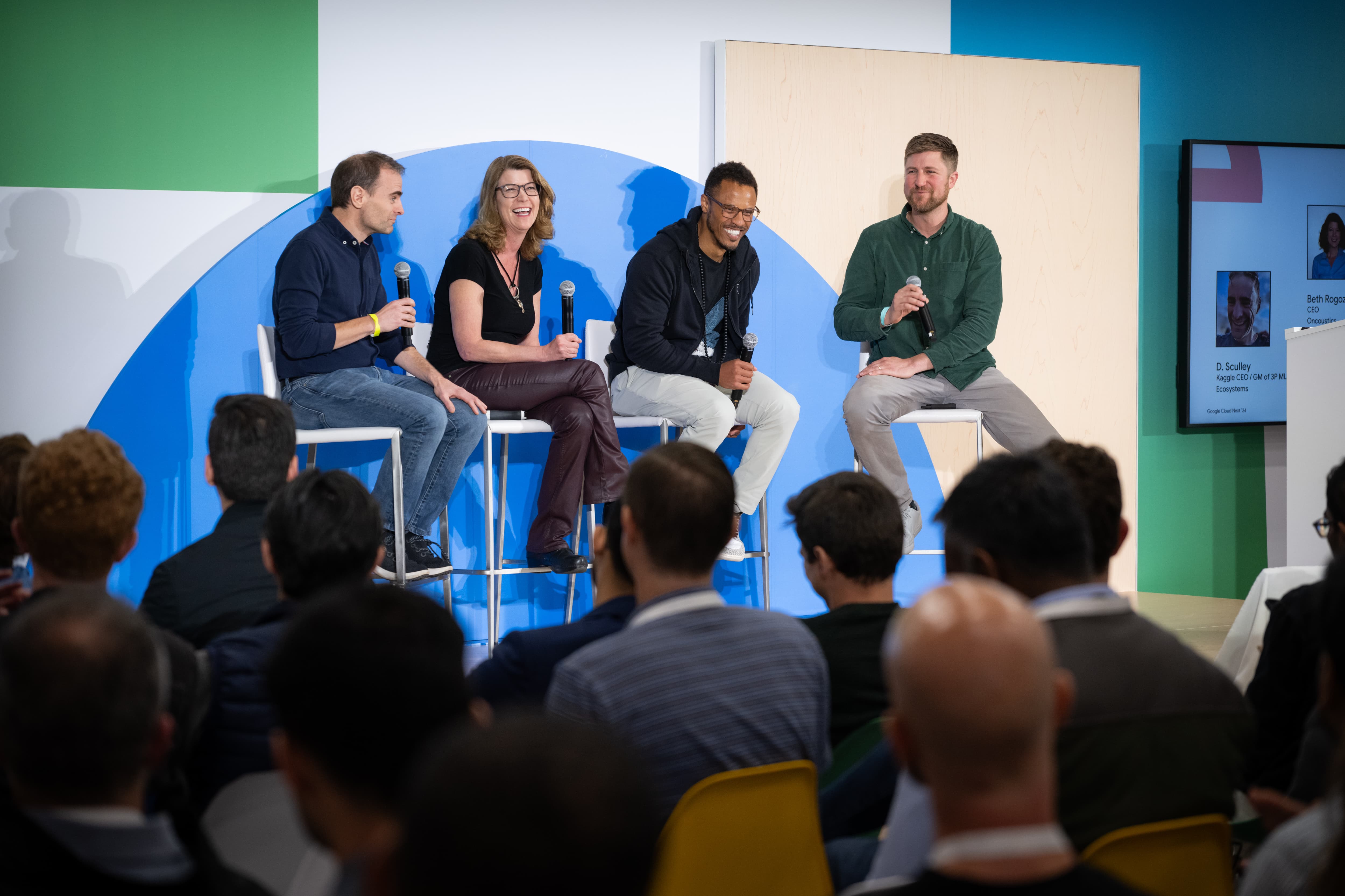 Group of people on a stage.