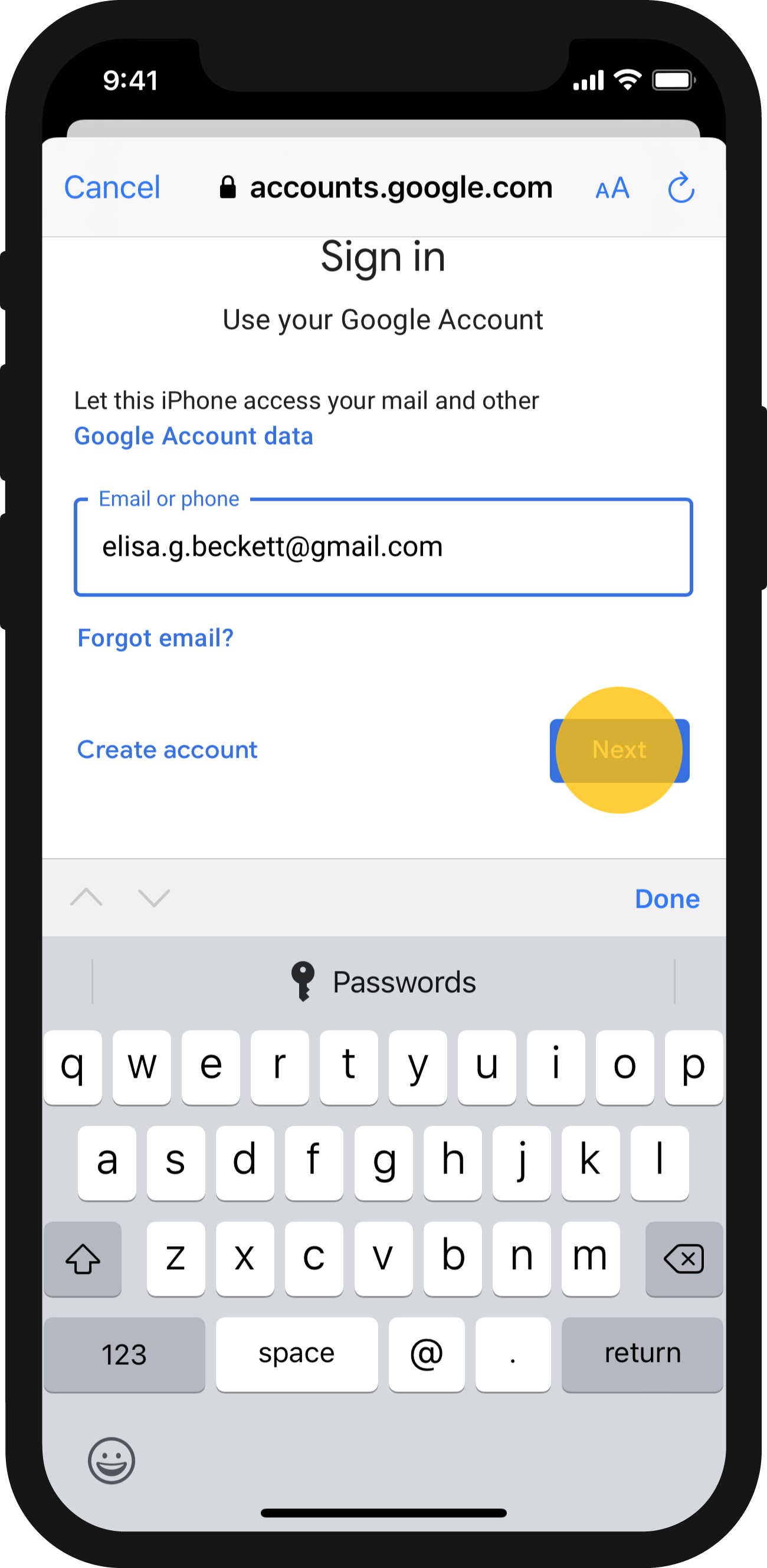 HOW TO SIGN IN WITH GOOGLE ACCOUNT IN IOS